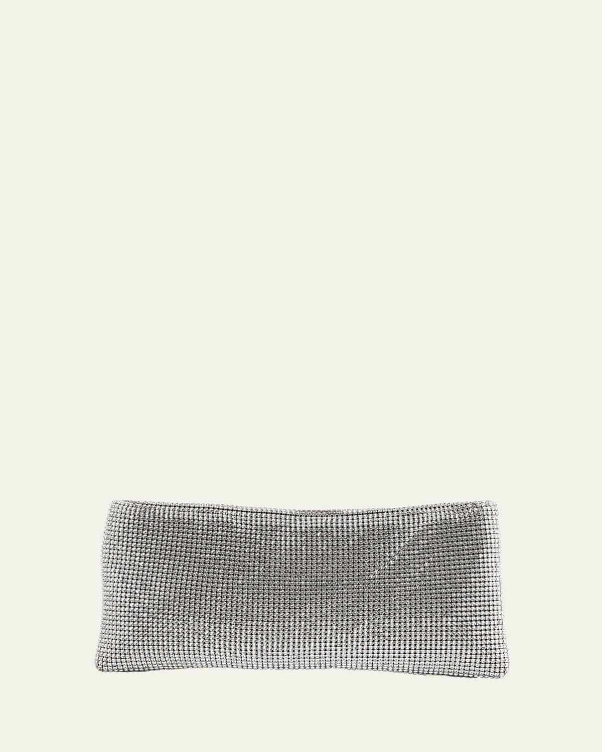 Christian Louboutin Maykimay Mesh Crystal Pouch Clutch Bag
