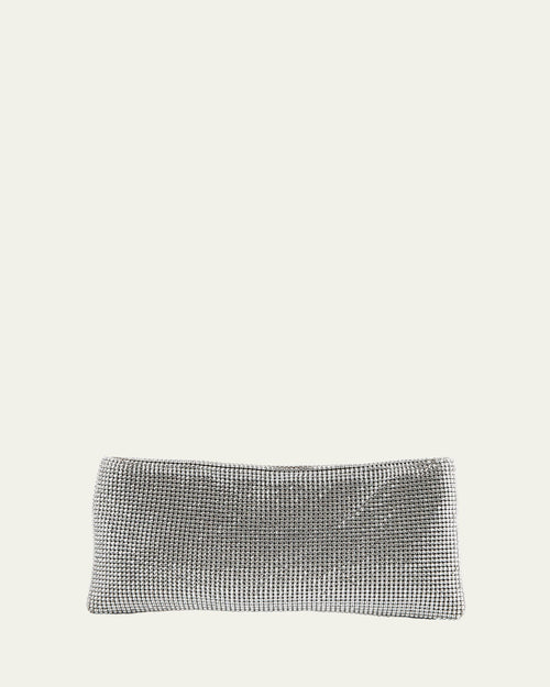 Maykimay Mesh Crystal Pouch Clutch Bag