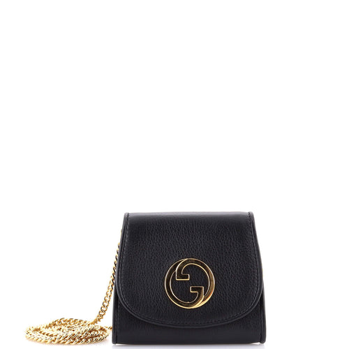 GUCCI Blondie NM Wallet on Chain Leather Medium