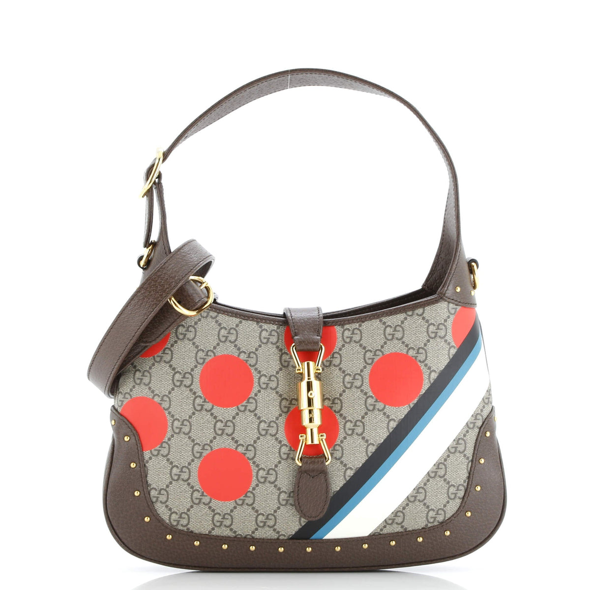 Gucci GUCCI Jackie 1961 Hobo Printed GG Coated Canvas Small