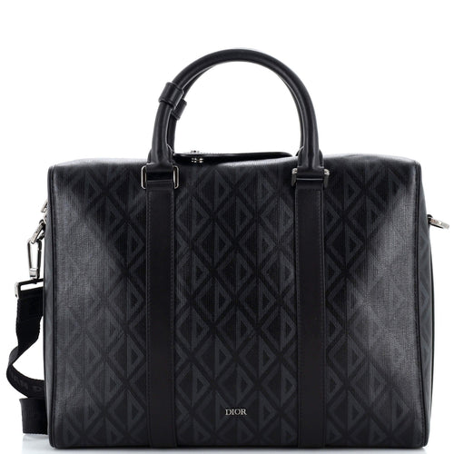 Lingot Briefcase CD Diamond Coated Canvas and Leather