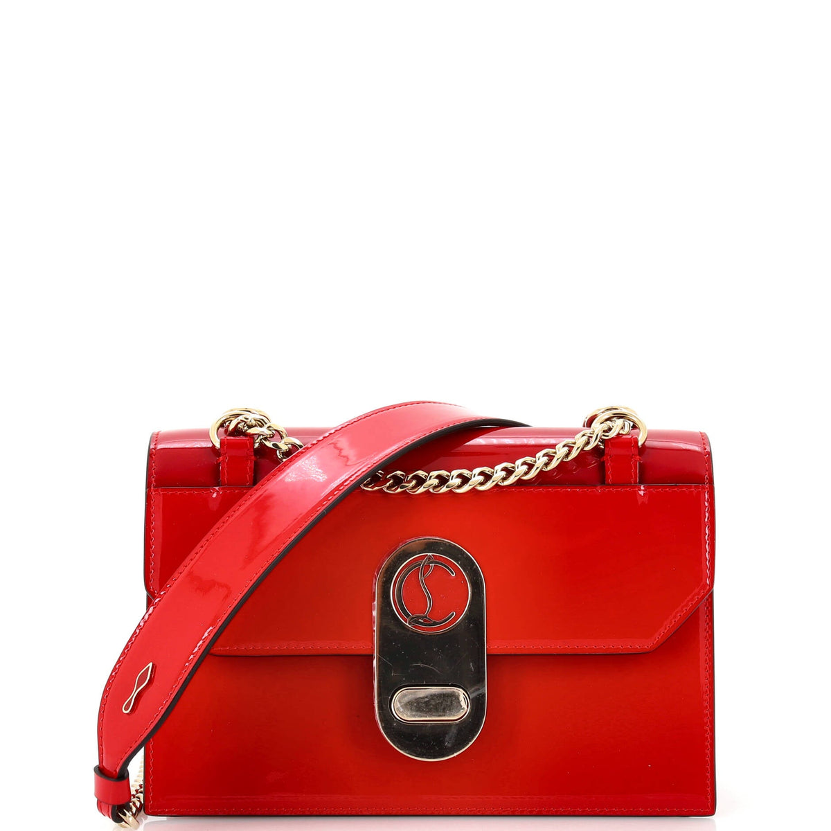 Christian Louboutin Elisa Shoulder Bag Patent Small