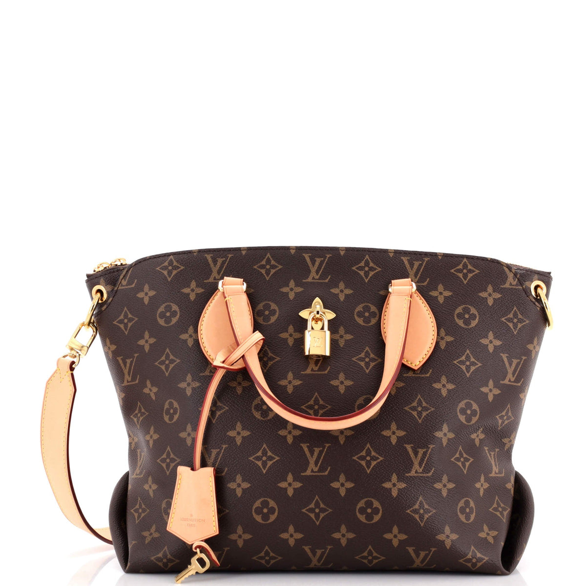 Louis Vuitton Flower Zipped Tote Monogram Canvas MM