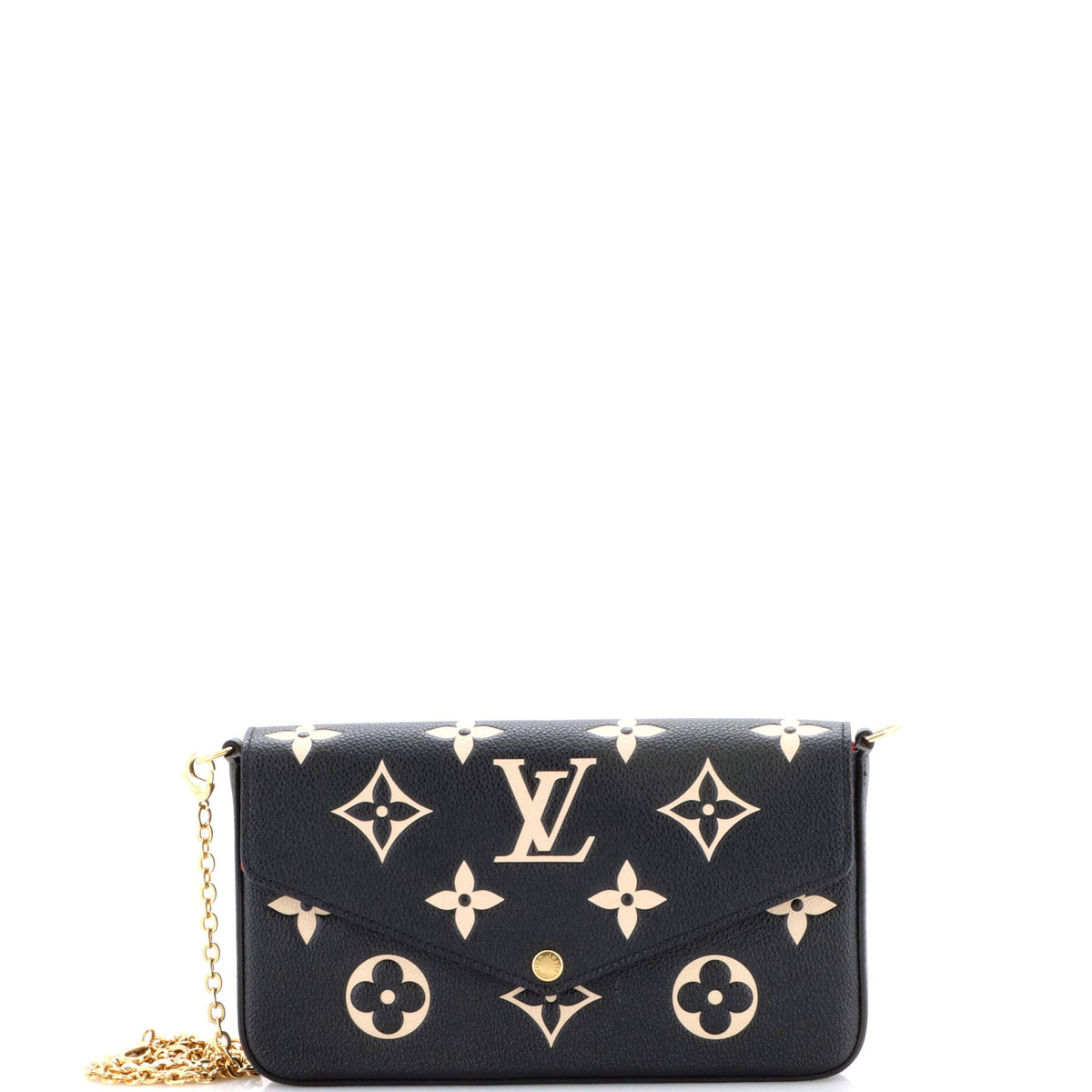 Louis Vuitton Felicie Pochette Bicolor Monogram Empreinte Giant