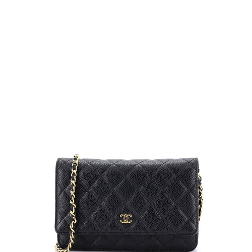 CHANEL Wallet on Chain Quilted Caviar