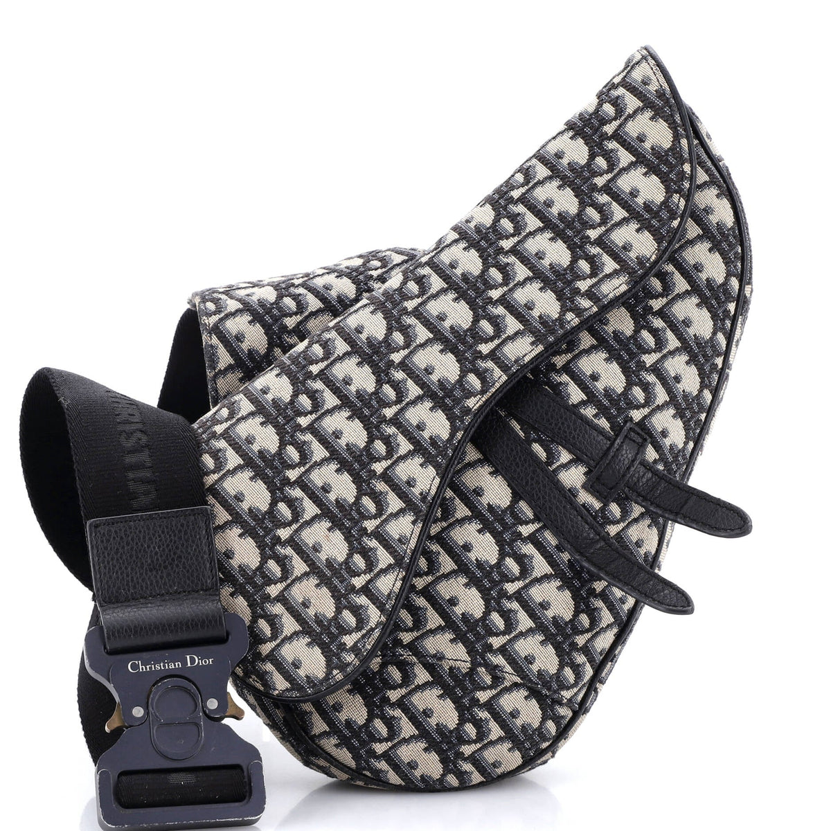 Christian Dior Saddle Crossbody Bag Oblique Canvas