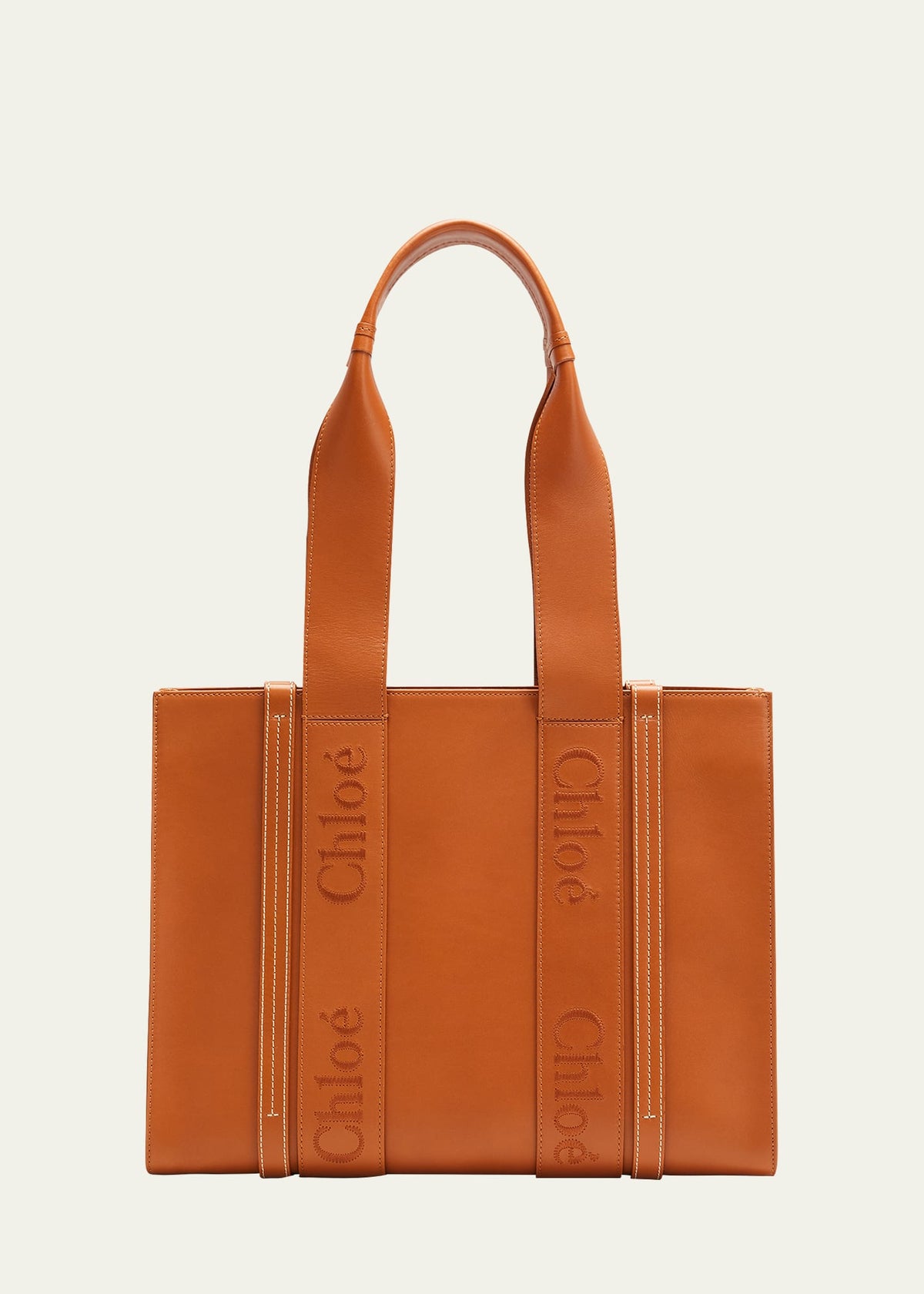 Boss Woody Medium Tote Bag in Leather