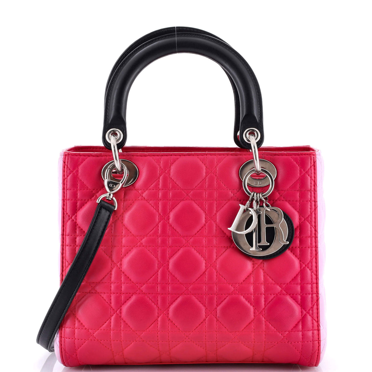 Christian Dior Lady Dior Bag Cannage Quilt Lambskin Medium