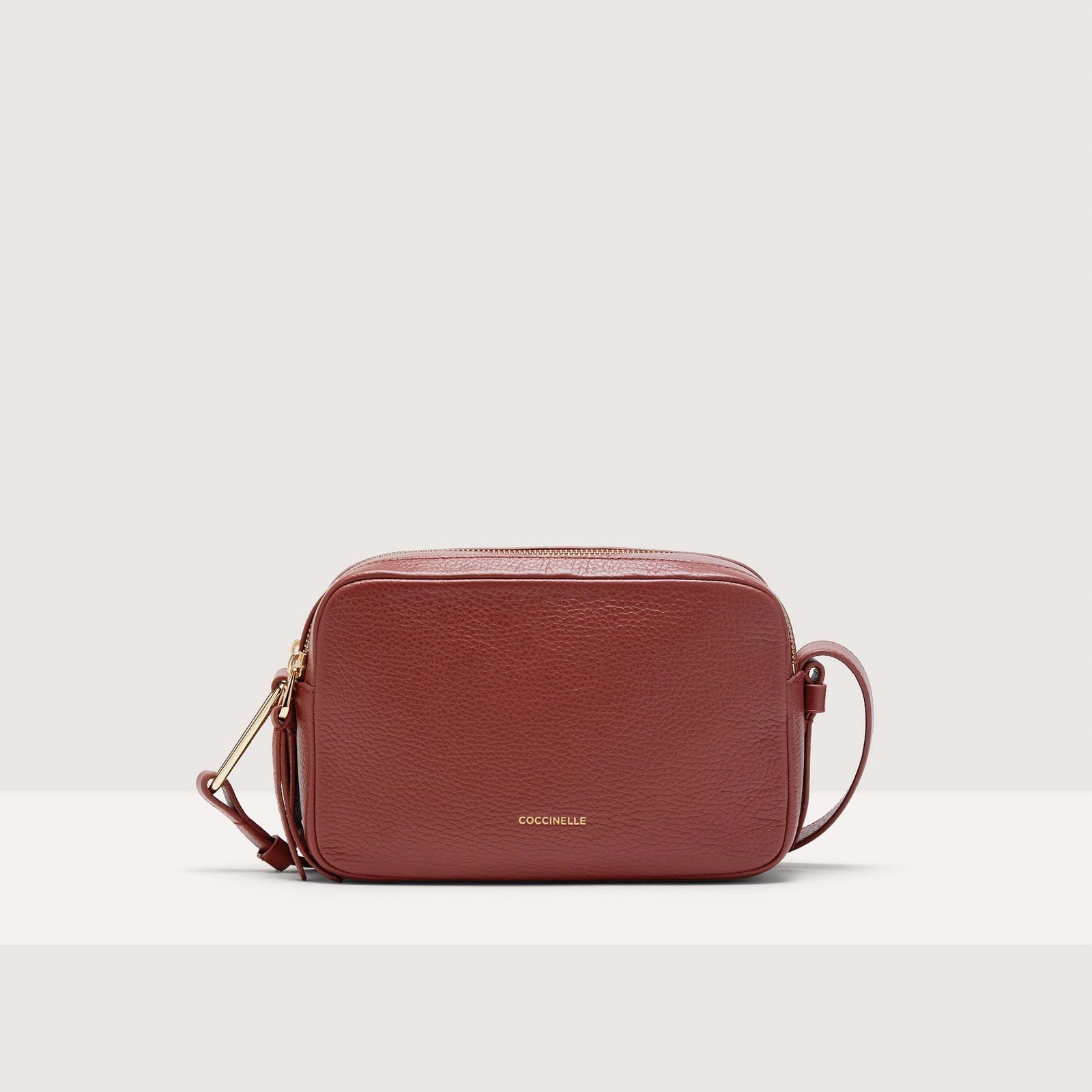 Coccinelle Grained Leather Crossbody Bag Malory Small