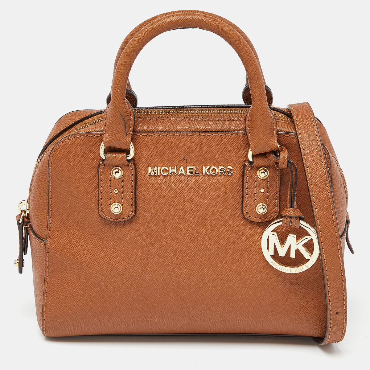 Michael Kors Brown Leather Satchel