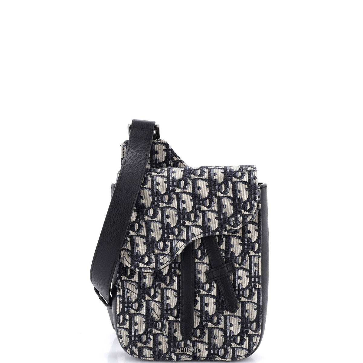 Christian Dior Saddle Rectangular Crossbody Pouch Oblique Canvas