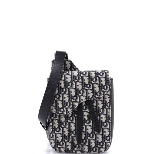 Saddle Rectangular Crossbody Pouch Oblique Canvas