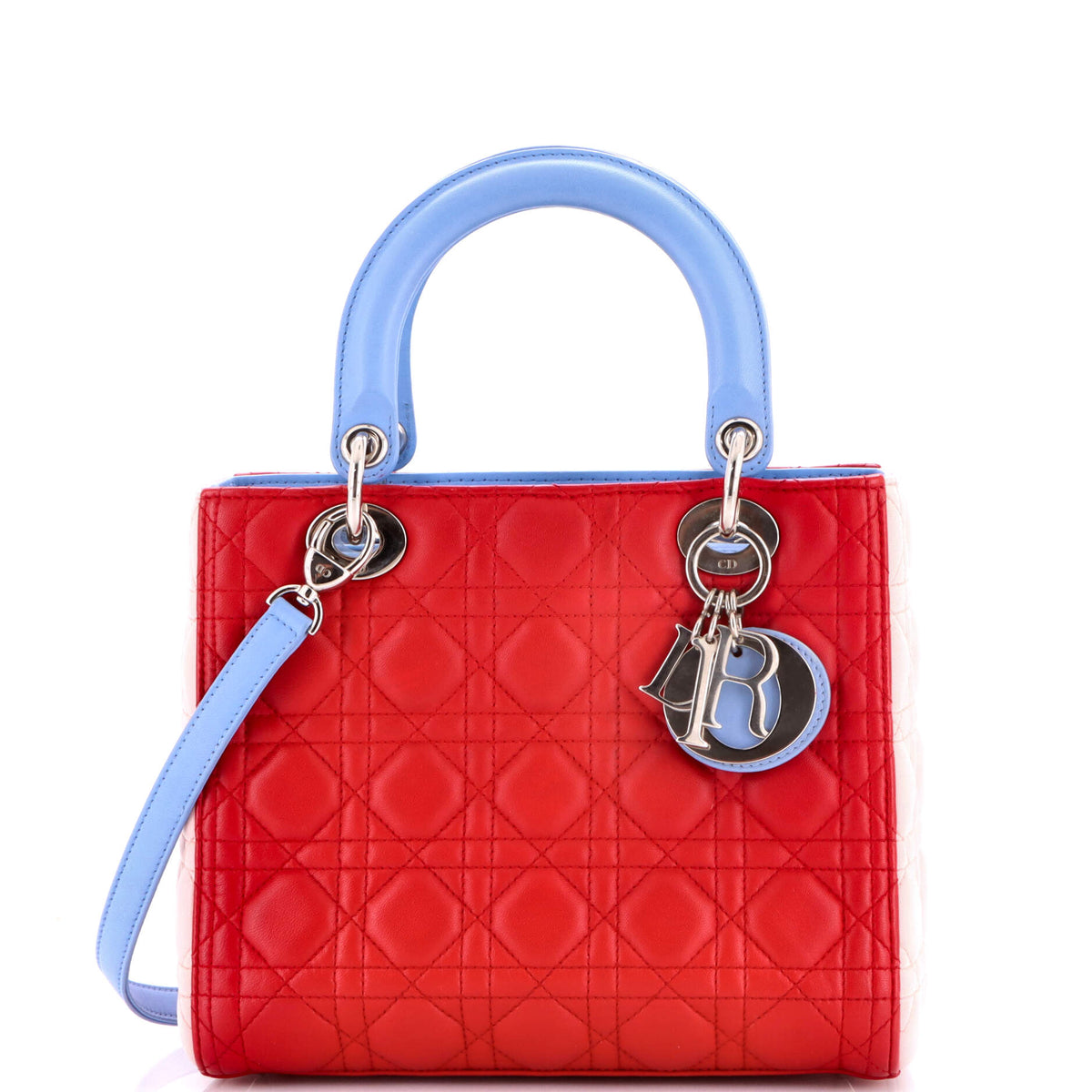 Christian Dior Lady Dior Bag Cannage Quilt Lambskin Medium
