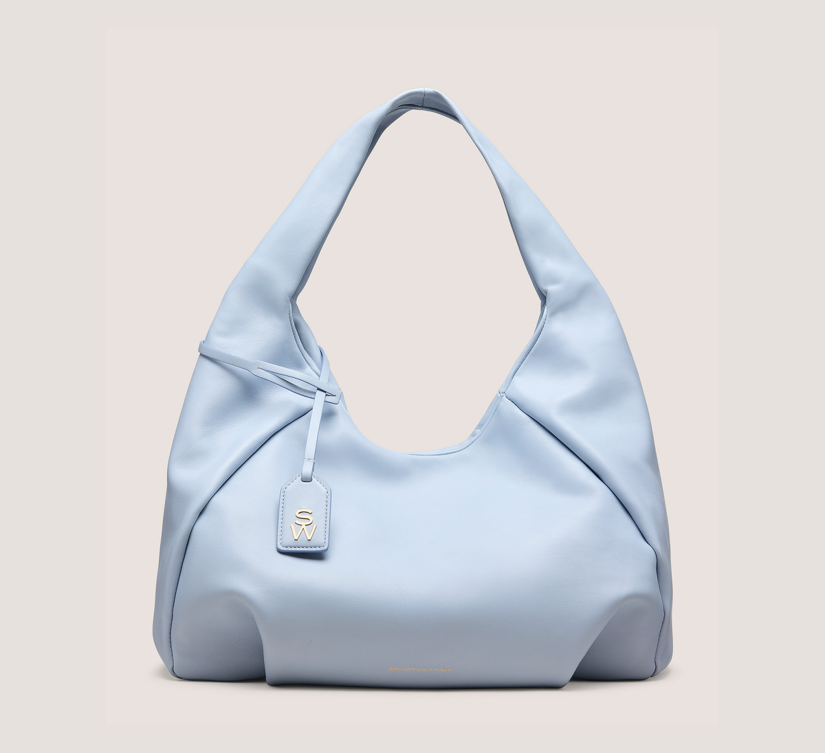 Stuart Weitzman The Moda Hobo Bag, Cielo Soft Nappa Leather, Size: U No Dimension