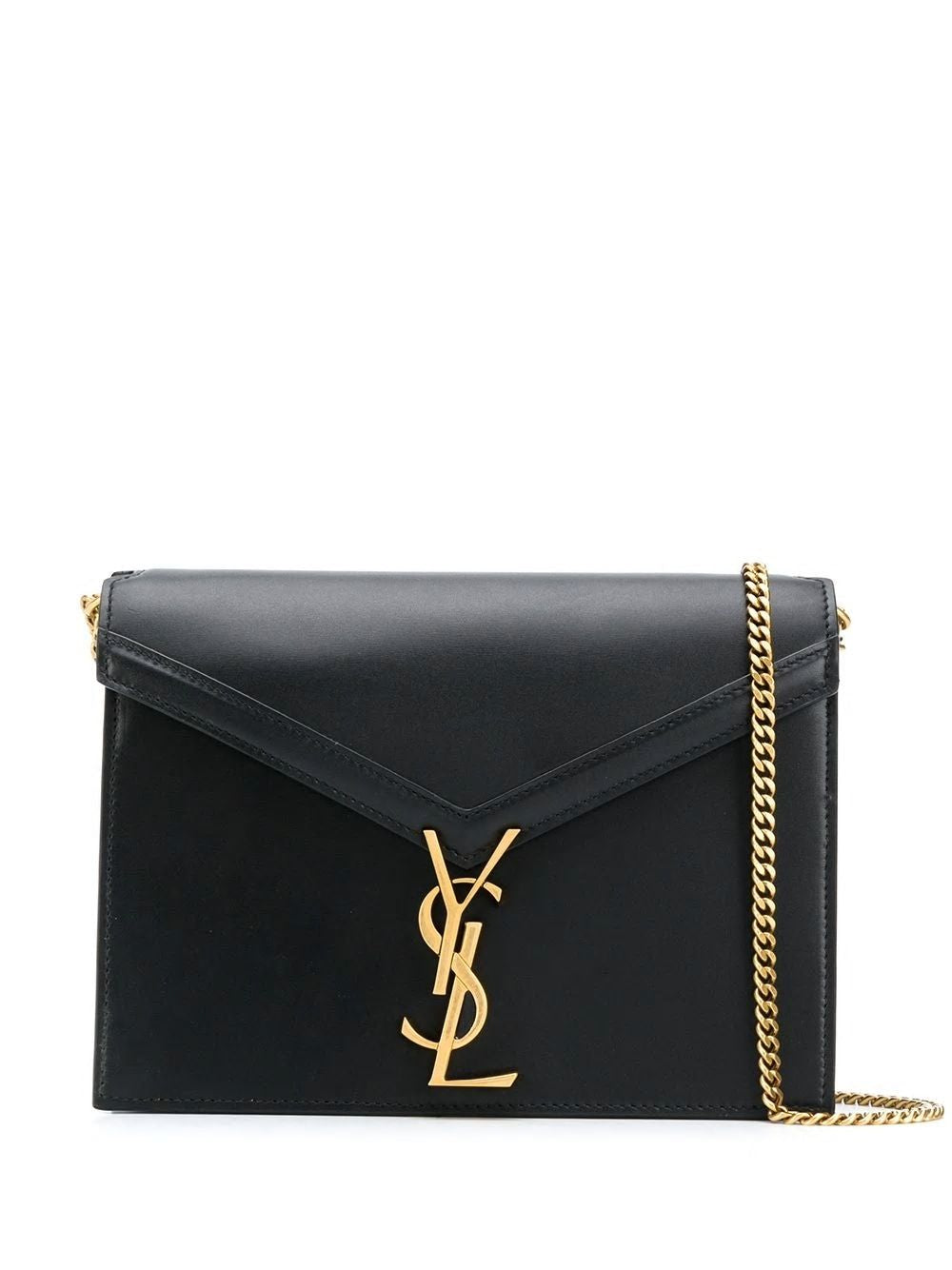 Saint Laurent Women's Mg M Cassandra Cb Calf in 1000 | 5327500SX0W1000