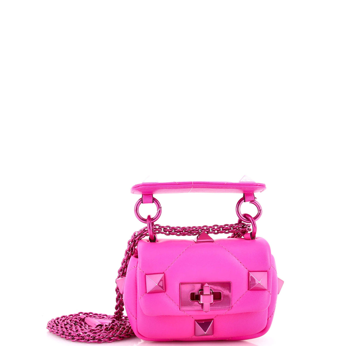 Valentino VALENTINO GARAVANI Roman Stud Flap Bag Quilted Leather Mini
