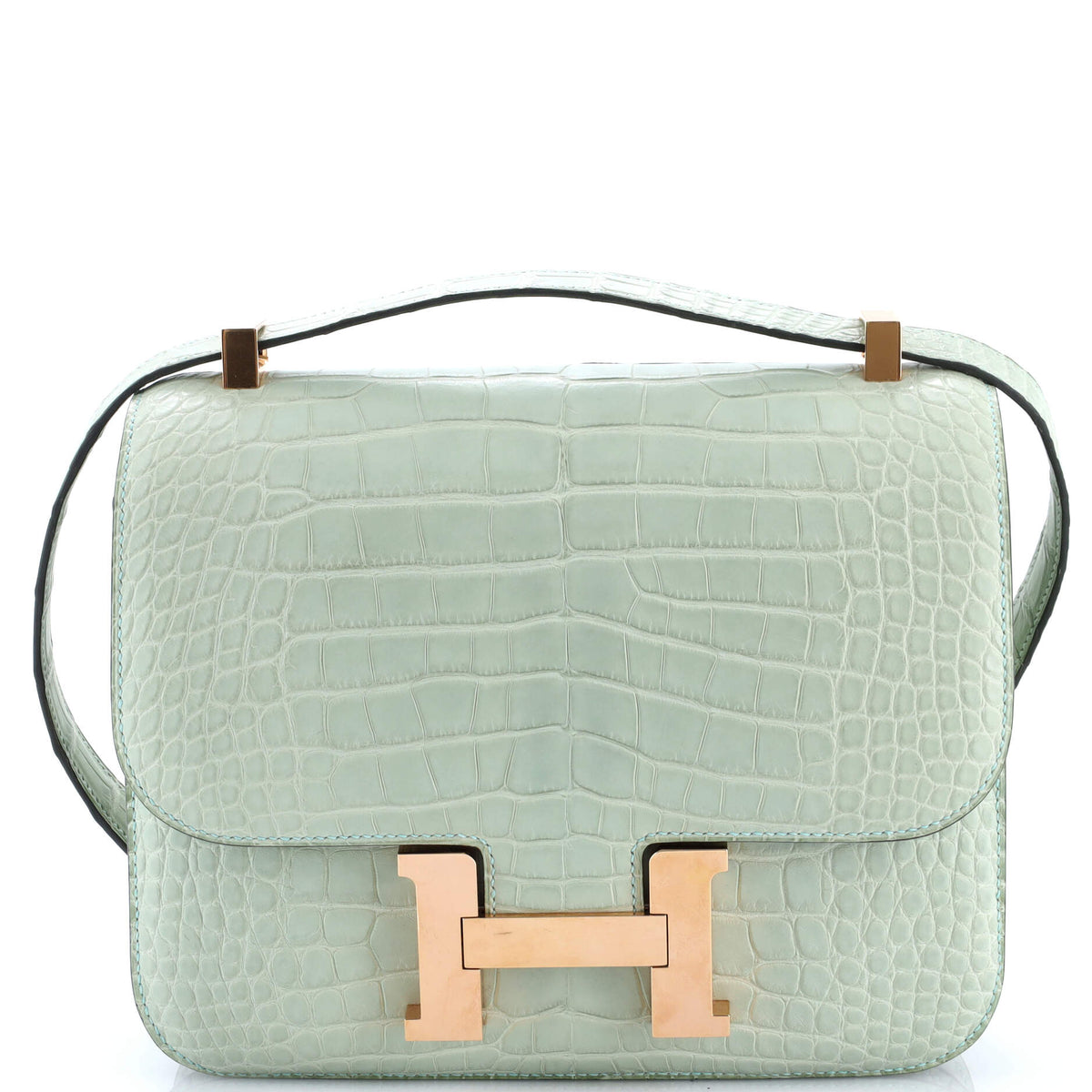 Herm?s Constance Bag Matte Alligator 24