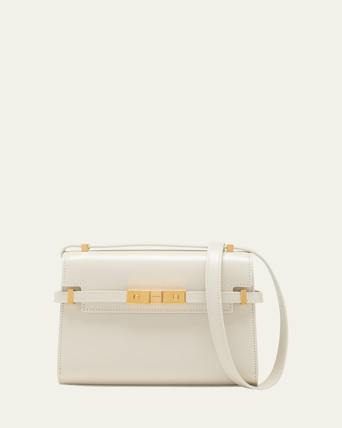 Saint Laurent Manhattan Mini Calfskin Crossbody Bag