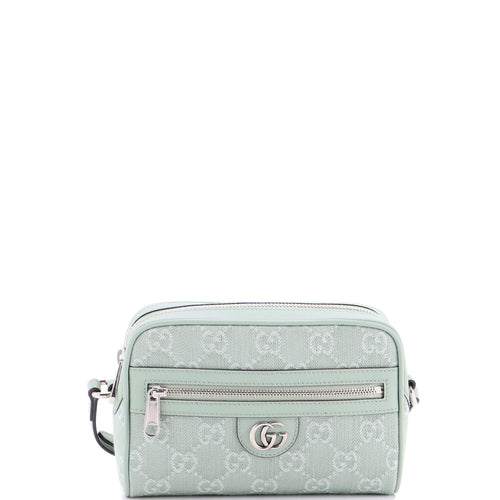 GUCCI Ophidia Shoulder Bag NM GG Denim and Leather Mini