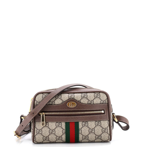 GUCCI Ophidia Shoulder Bag GG Coated Canvas Mini