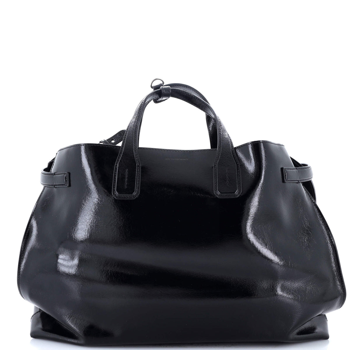 Burberry Banner NM Tote Patent Large