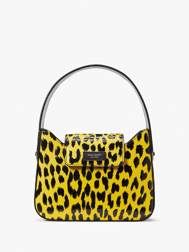 Kate Spade Au Sam Icon Modern Leopard Mini Hobo Bag