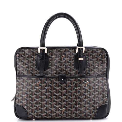 GOYARD Ambassade Briefcase Coated Canvas PM