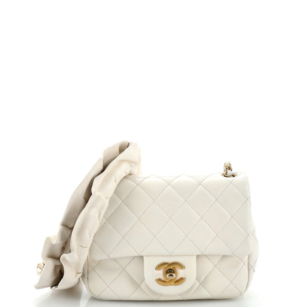 Chanel CHANEL Romance Square Flap Bag Quilted Lambskin Mini