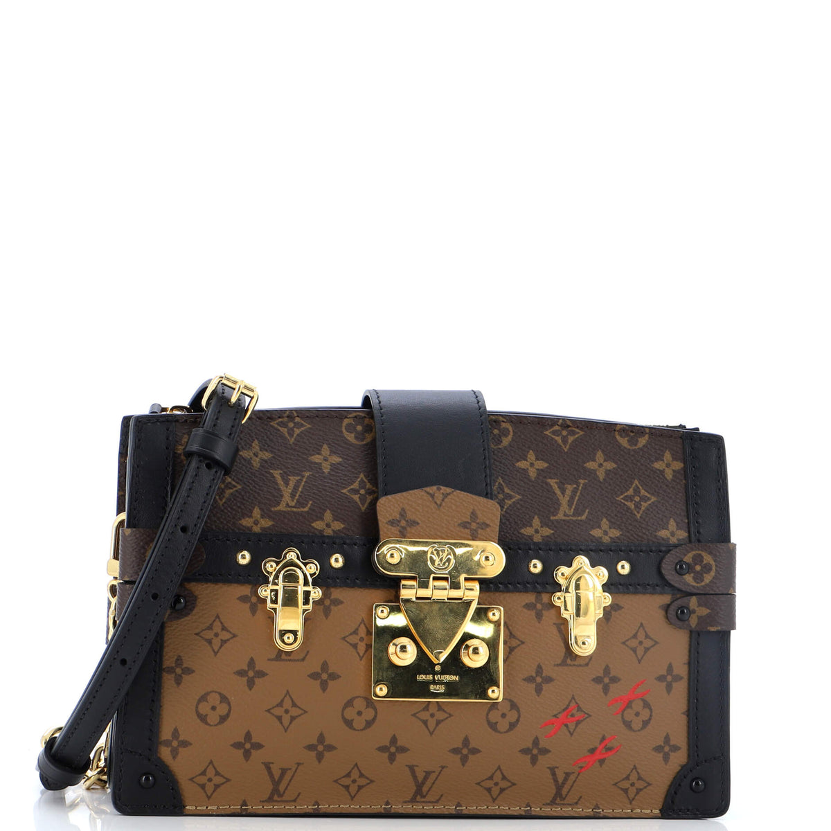 Louis Vuitton Trunk Clutch Reverse Monogram Canvas