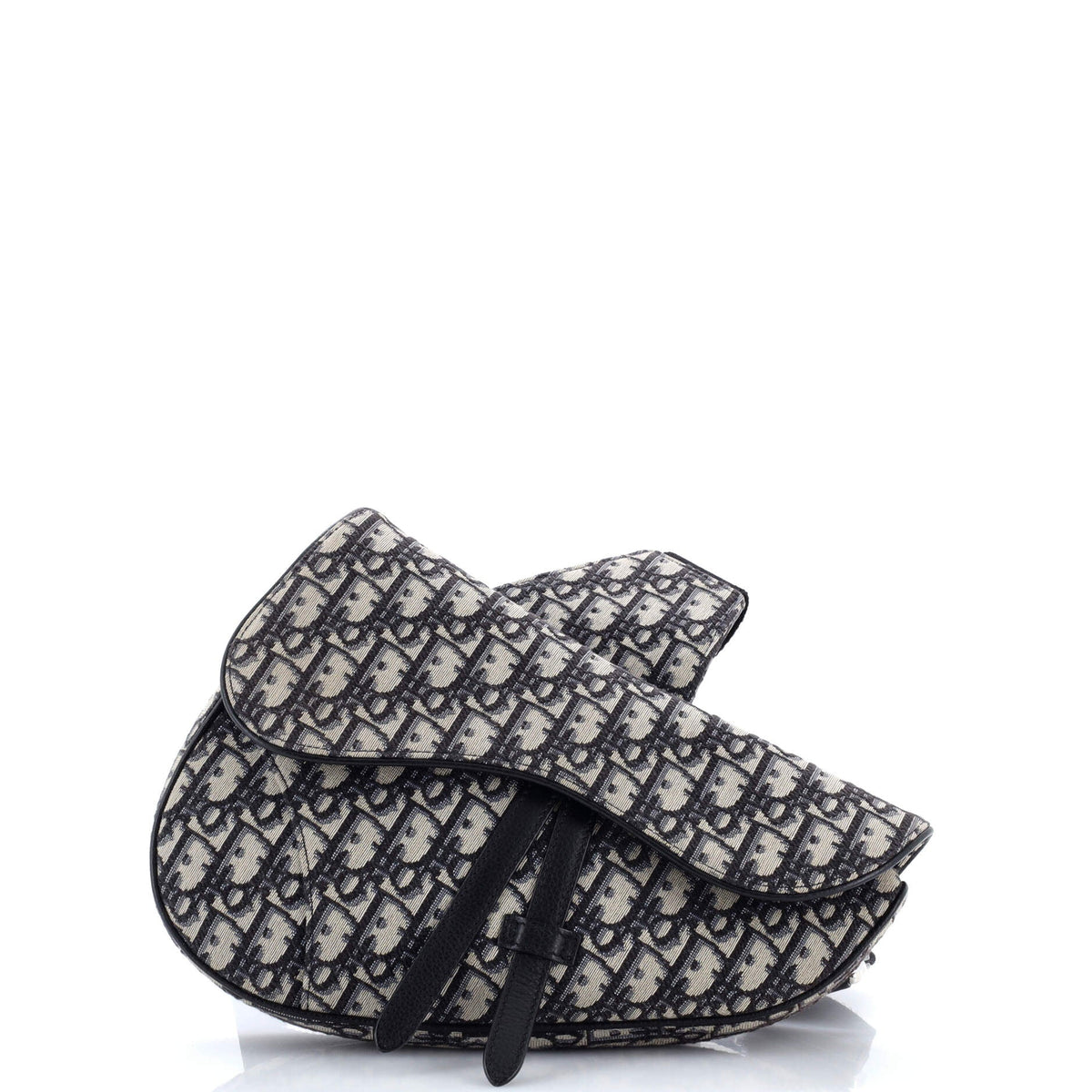 Christian Dior Saddle Crossbody Bag Oblique Canvas