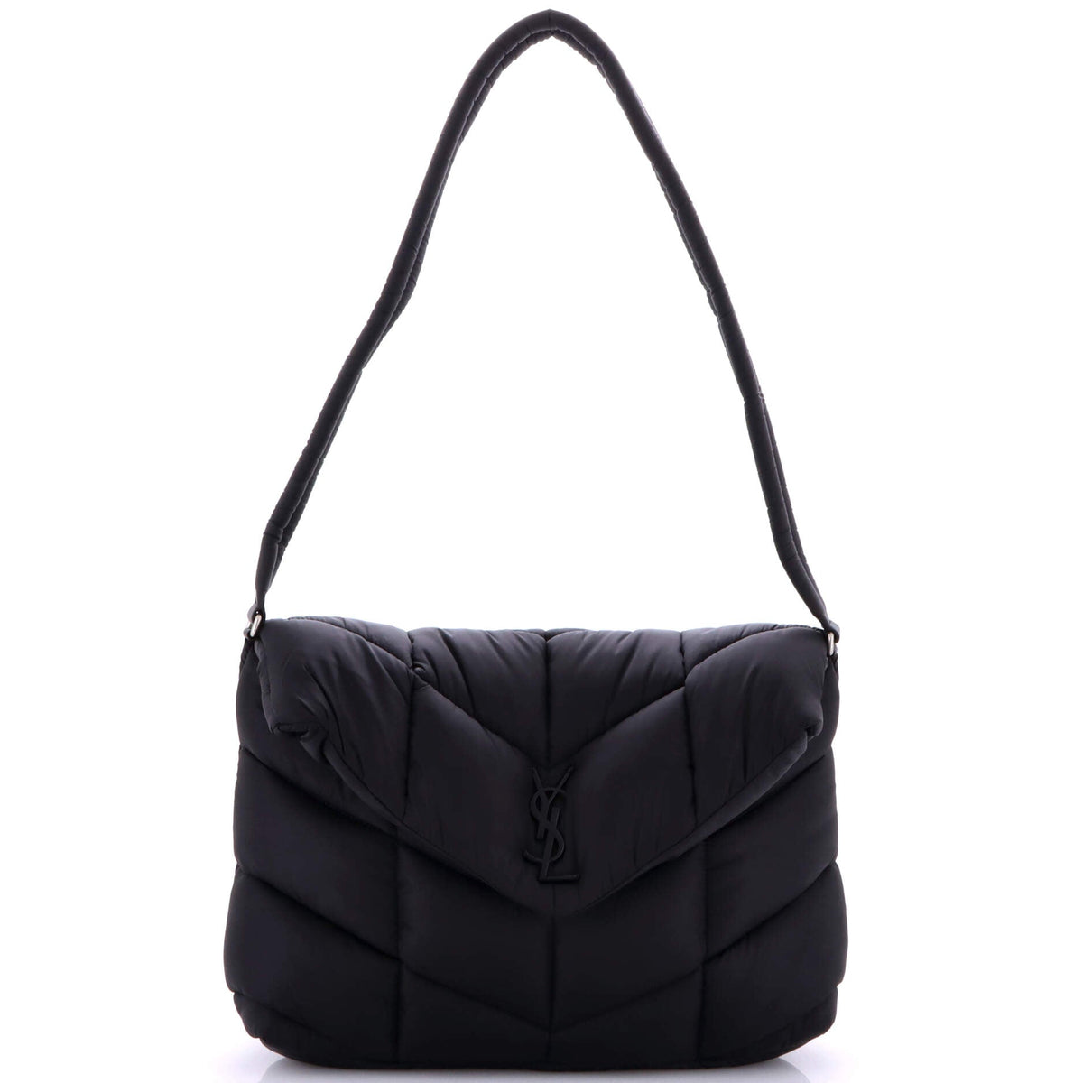 Saint Laurent Loulou Puffer Messenger Bag Quilted Econyl
