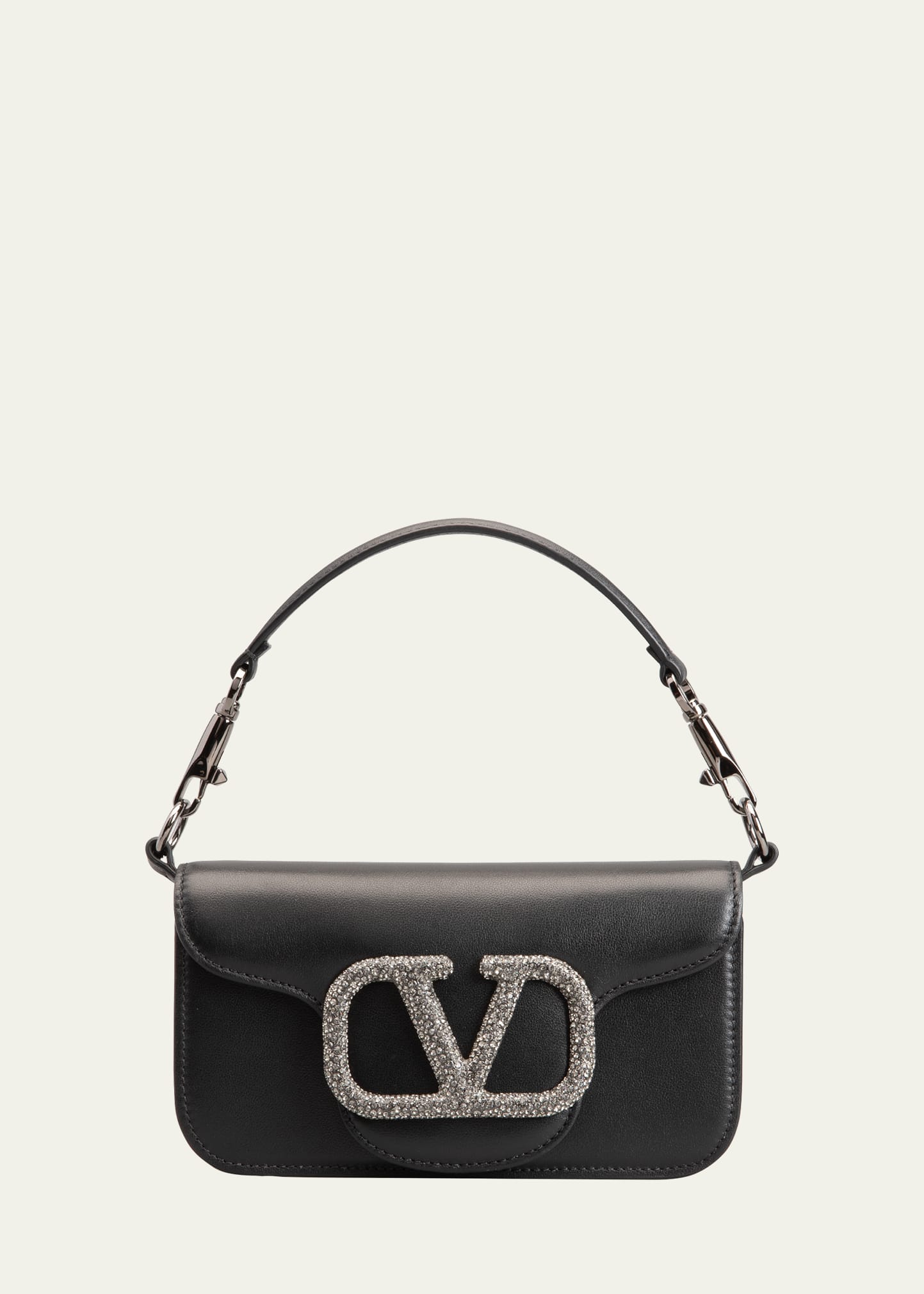 Valentino Loco VLOGO Small Calfskin Shoulder Bag