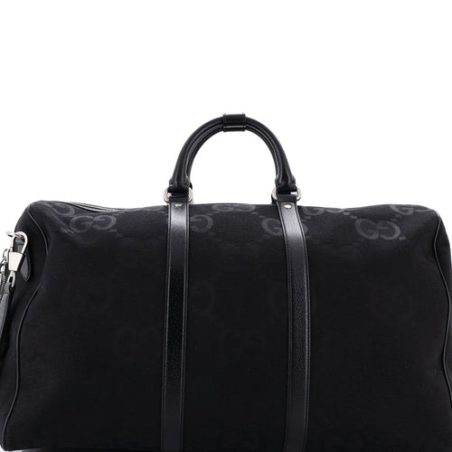 GUCCI Convertible Duffle Bag Jumbo GG Canvas Large