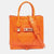 Orange Leather PS11 Tote