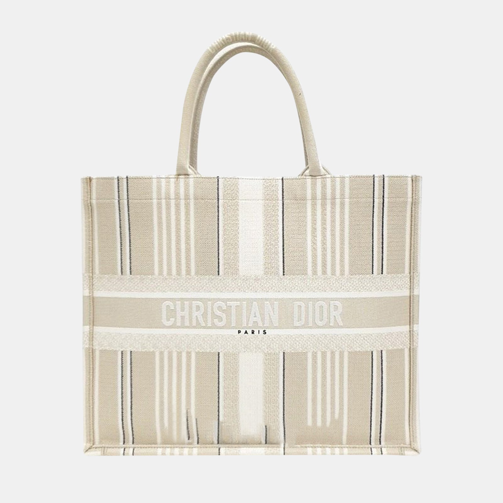 Dior Beige Canvas Book Tote bag