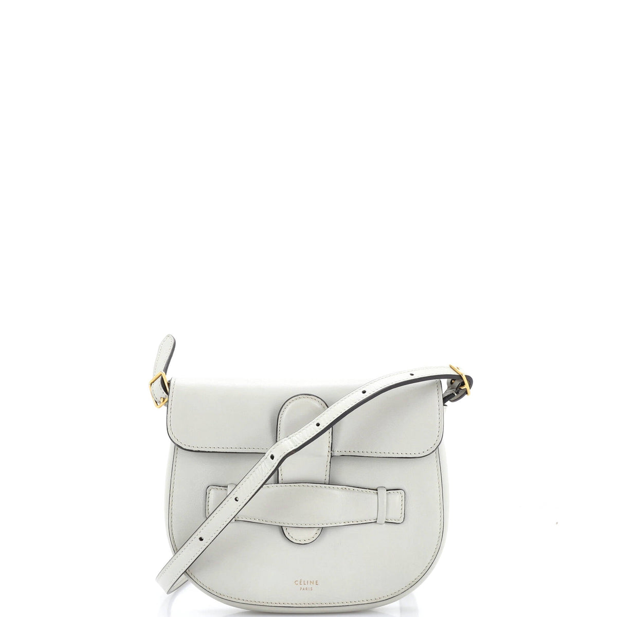 Celine CELINE Symmetrical Shoulder Bag Leather Mini