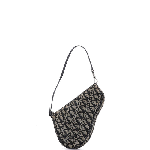 Vintage Saddle Bag Diorissimo Canvas Mini