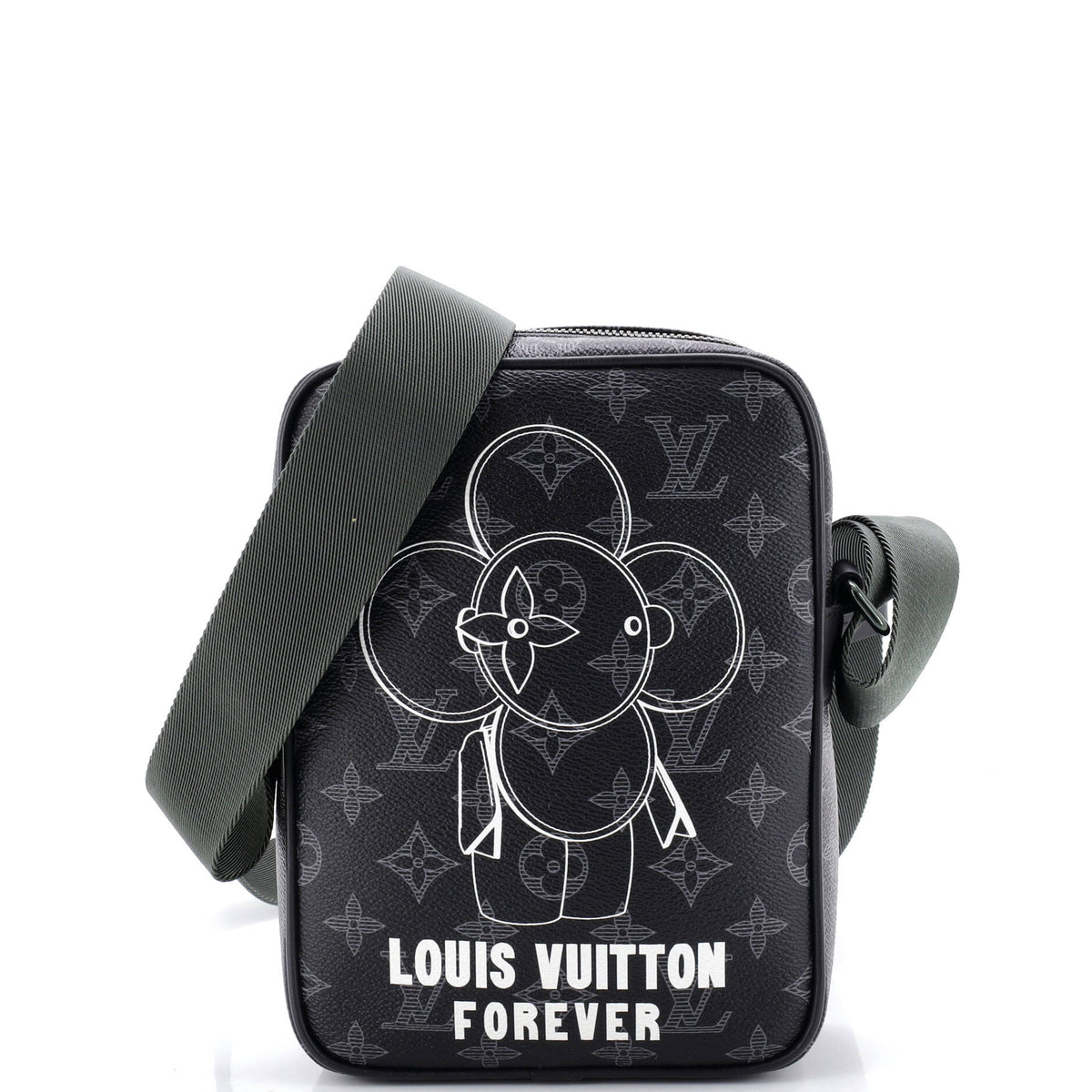 Louis Vuitton Danube Handbag Limited Edition Vivienne Monogram Eclipse PM