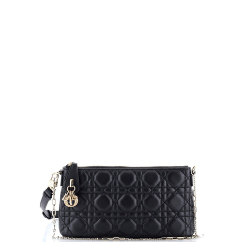 Miss Dior Midi Shoulder Bag Cannage Quilt Lambskin Mini