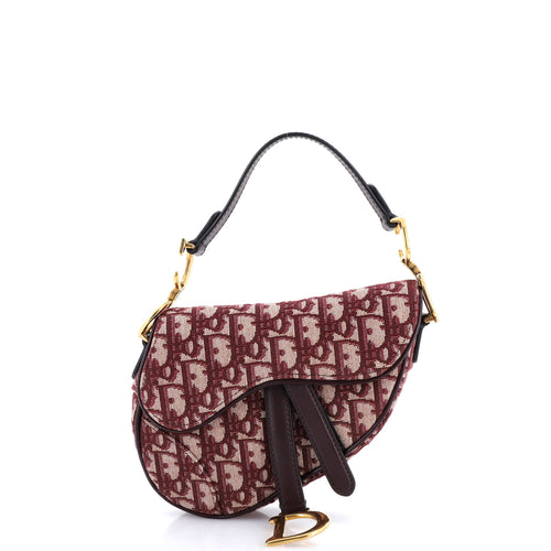 Saddle Handbag Oblique Canvas Mini