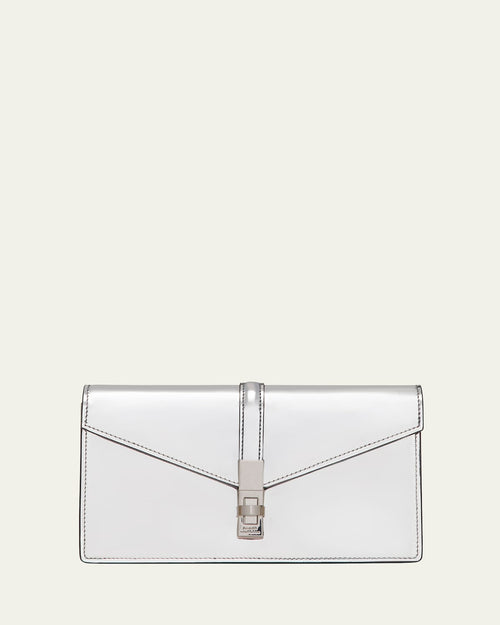 Posh Loveletter Metallic Leather Clutch Bag