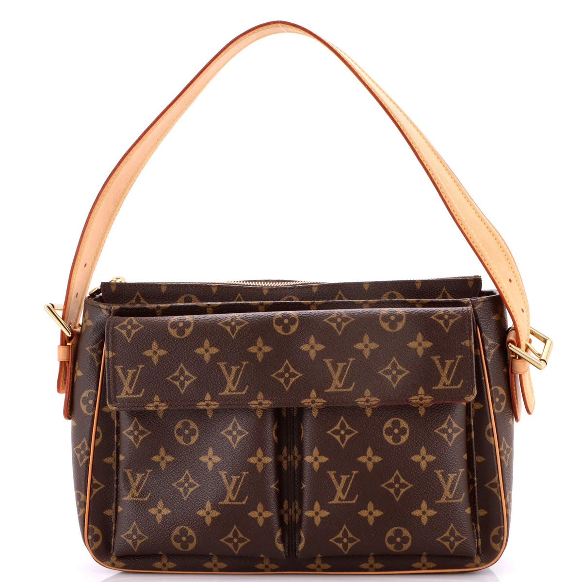 Louis Vuitton Viva Cite Handbag Monogram Canvas GM