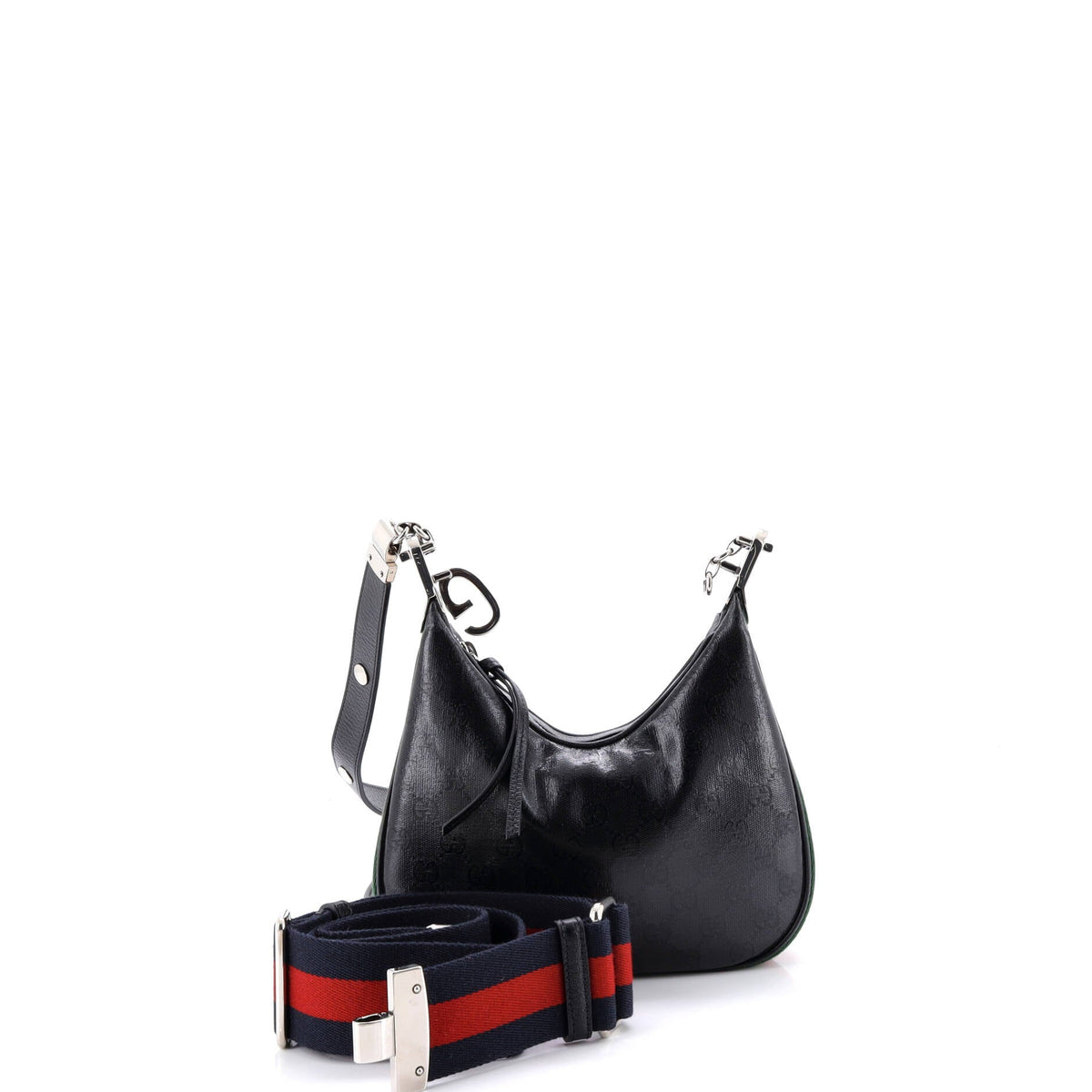 Gucci GUCCI Attache Shoulder Bag GG Coated Canvas Small