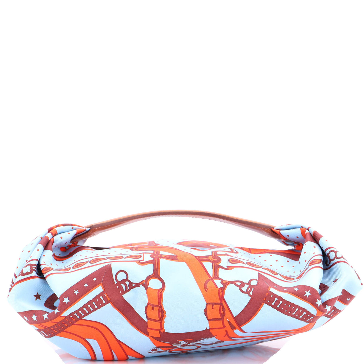 Herm?s Balusoie Bag Printed Silk and Leather