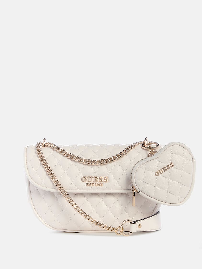 Guess Atabey Quilted Convertible Crossbody