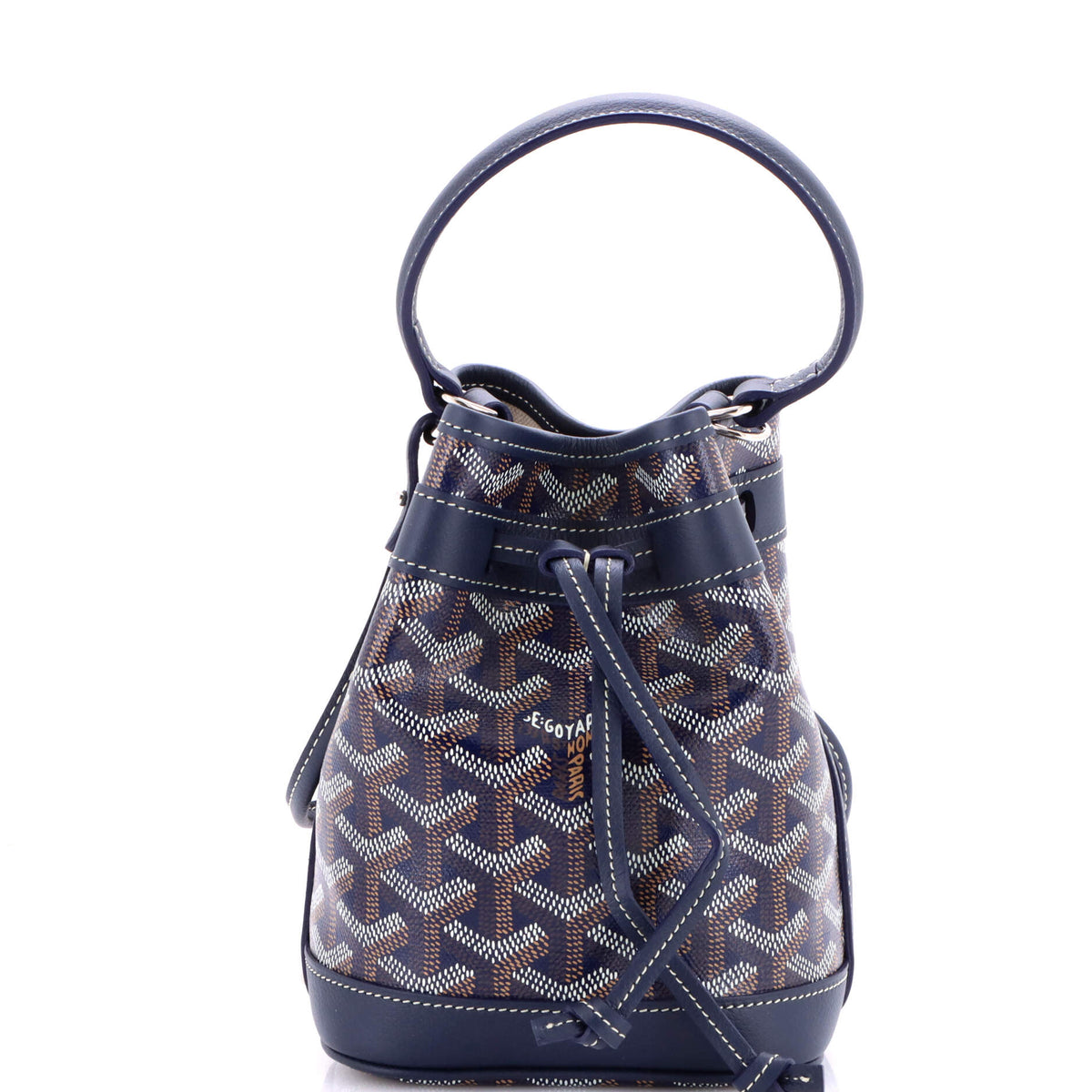 Goyard GOYARD Petit Flot Bucket Bag Coated Canvas Mini