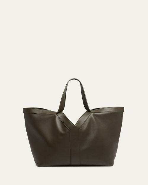 Y Stitch Tote Bag in Calfskin Leather