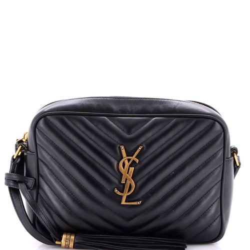 Lou Camera Bag Matelasse Chevron Leather Small