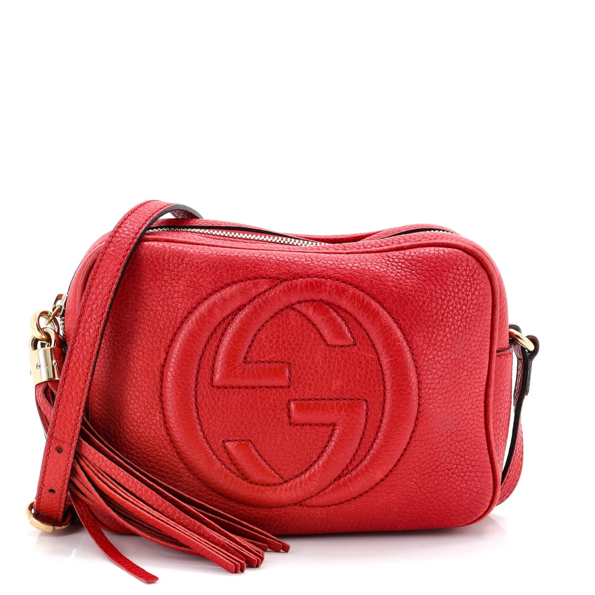 Gucci GUCCI Soho Disco Crossbody Bag Leather Small
