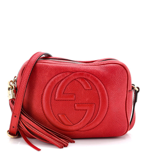 GUCCI Soho Disco Crossbody Bag Leather Small